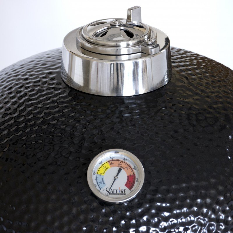 Saffire keramische BBQ, Grill en Smoker Large 48cm (19") RVS