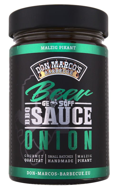 Beer & Onion BBQ Sauce productfoto Beer & Onion BBQ Sauce - Don Marco's productfoto