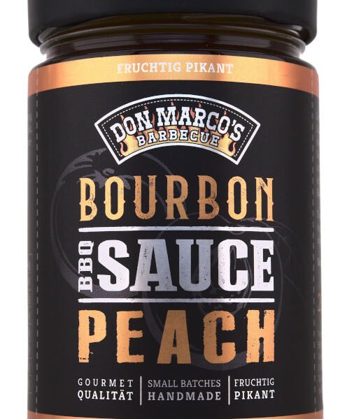 Bourbon Peach BBQ Sauce - Don Marco's productfoto