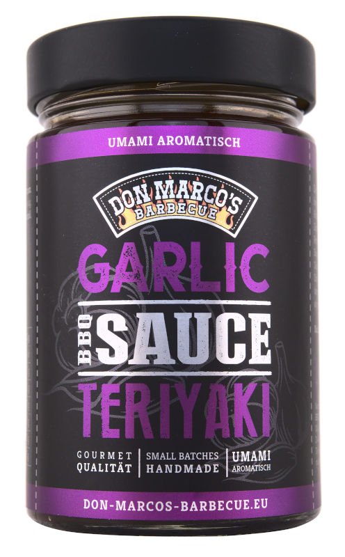 Garlic Teriyaki BBQ Sauce productfoto Garlic Teriyaki BBQ Sauce - Don Marco's productfoto