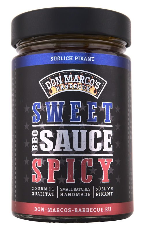 Sweet & Spicy BBQ Sauce productfoto Sweet & Spicy BBQ Sauce - Don Marco's productfoto