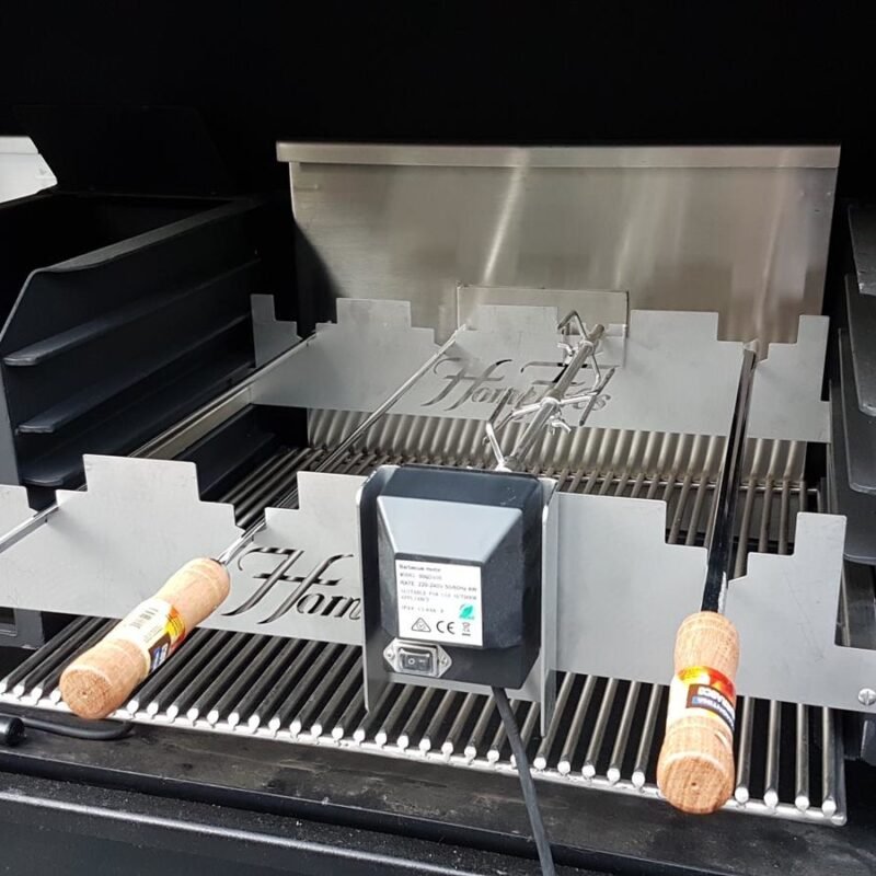Homefires Spit Rack Set voor de Braai 1200 compleet